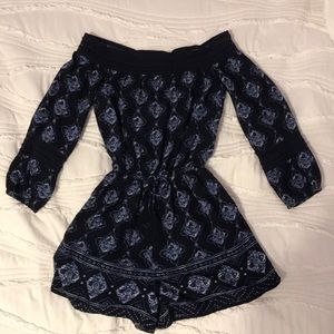 a off the shoulder romper